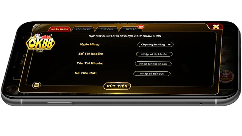Nạp Rút OK88 Giao Dịch Tự Động, Siêu Nhanh 30 Giây Nạp Rút OK88 Giao Dịch Tự Động, Siêu Nhanh 30 Giây